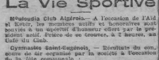 15.8.1921 l'AID El Kebir