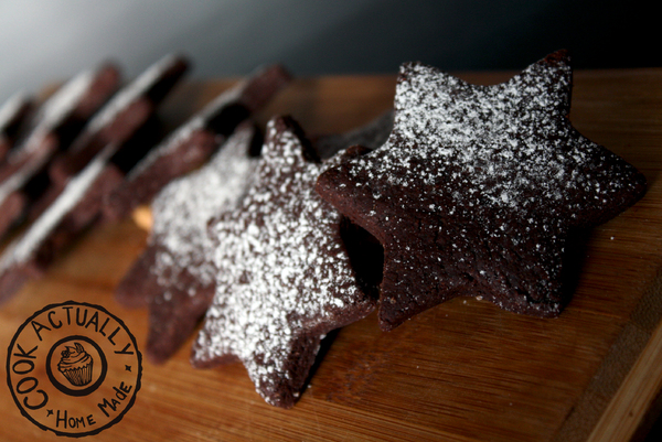 Sablés au chocolat et fève Tonka