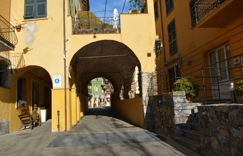 Le centre ville de Monterosso à Cinque Terre
