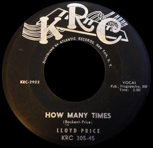 Lloyd Price & His Orchestra " Second Flight 1957-1959 " SB Records DP 68 [ FR ]