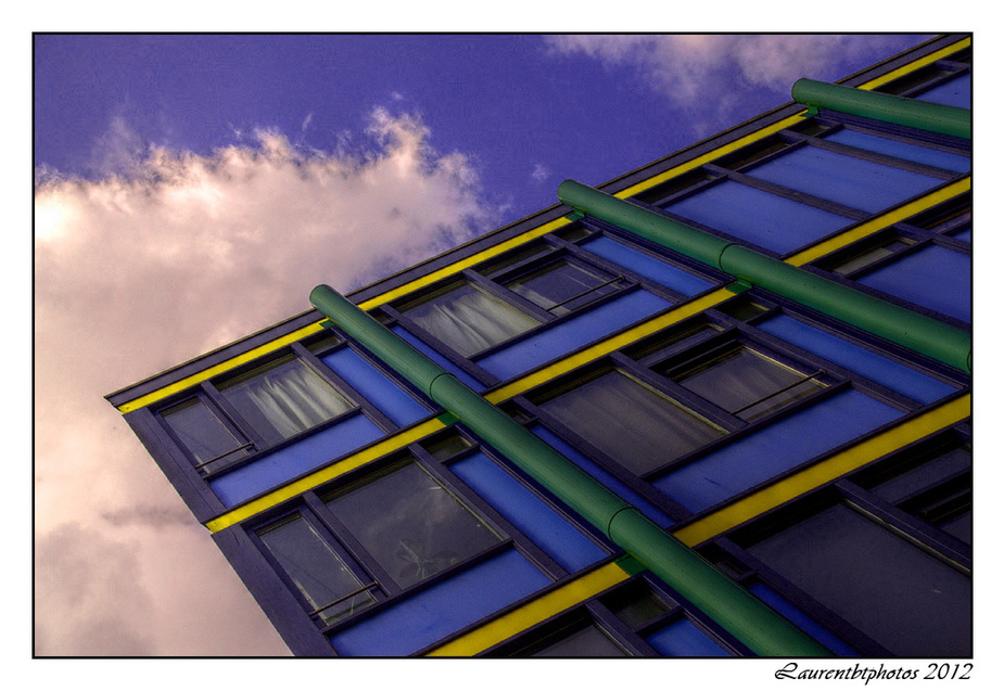 Architecture et couleurs a Amsterdam