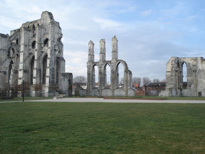 Ruines de l'abbaye Saint Bertin.