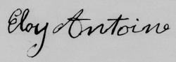Acte de naissance de Eloy Joseph Antoine le 11 janvier 1841 