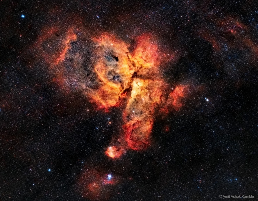L’image du jour : La grande nébuleuse de Carina, NGC 3372 | Etrange et ...