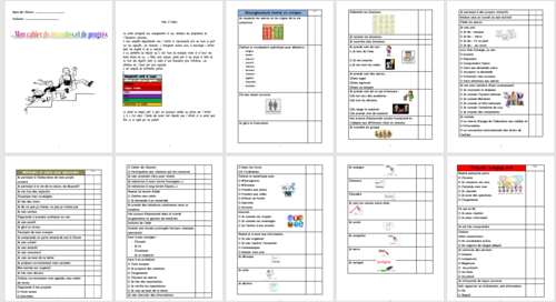 Cahier de réussite et de progrès