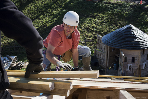 Chantier charpente, étape 3