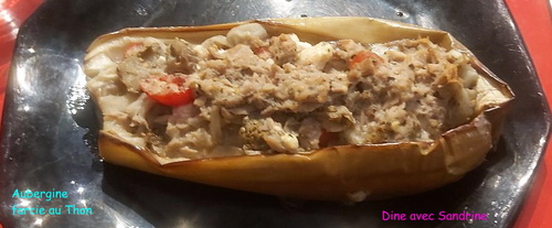 Des Aubergines farcies auThon