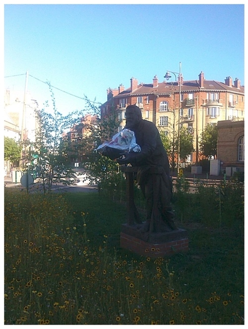 Suresnes : Statue de Jean Jaurès