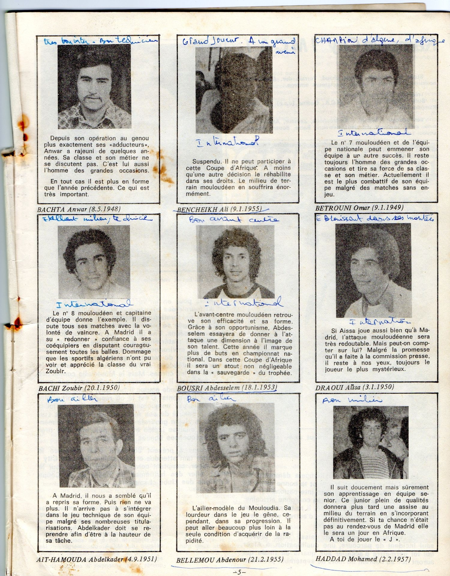 N°  6 - Février et Mars 1977