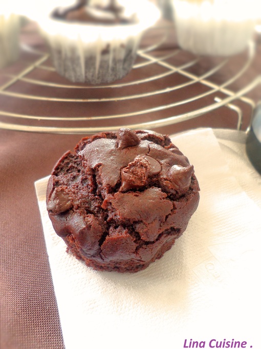 Muffins tout chocolat {comme au Mcdo}