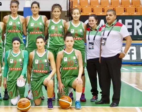 BELAL Yacine 2015 participe à l'Afro-Basket avec l'EN Féminine