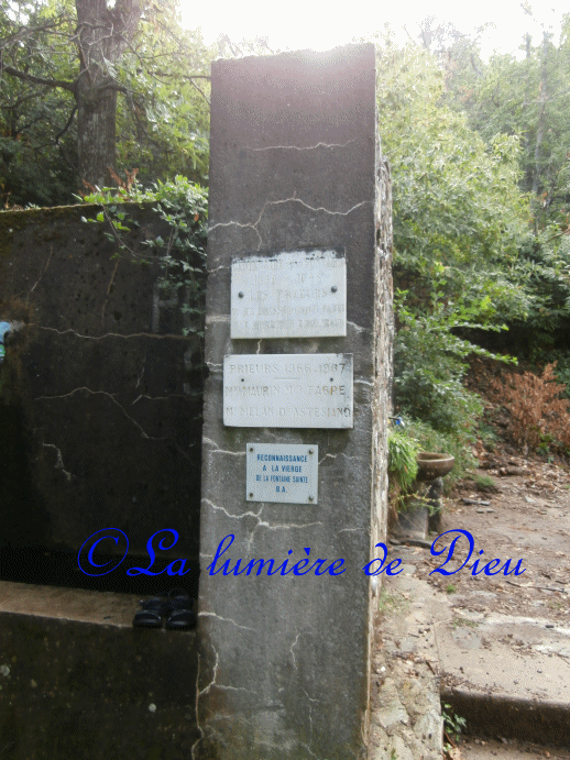 Pignans : Fontaine Sainte (Notre-Dame des Anges)