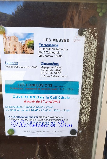 Grasse, la cathédrale Notre-Dame du Puy