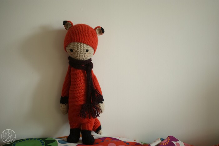 Doudou renard au crochet