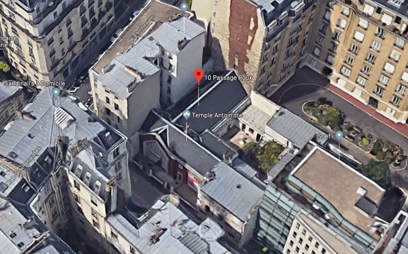 Paris 17e - 10 Passage Roux (GoogleMaps 3D)
