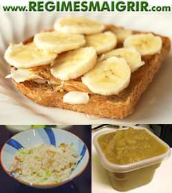 Manger des bananes, du riz, des compotes de pommes et des toast aide à soulager le problème diarrhéique