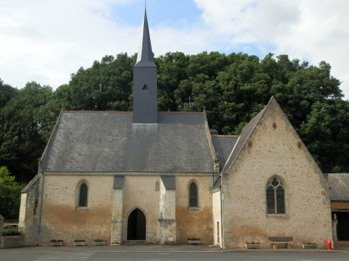 Les Hermites : Eglise : La vision de Saint-Hubert