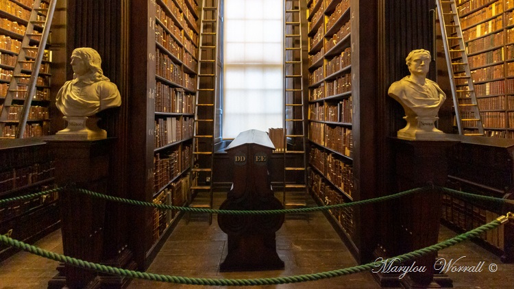 Irlande : Dublin da Bibliothèque du Trinity Collège