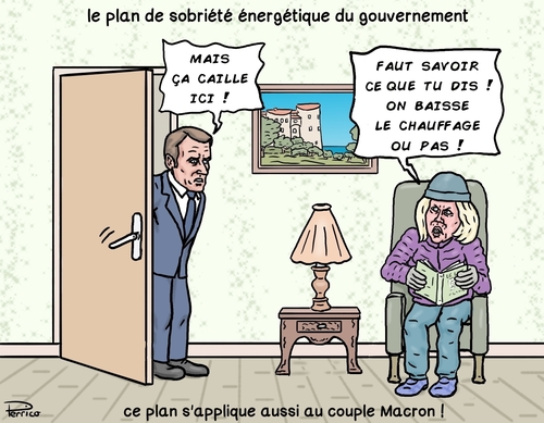 Macron et son plan de sobriété énergétique