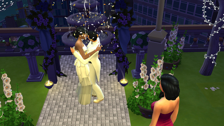 Sims 4 le mariage  de Natalia et Humphrey