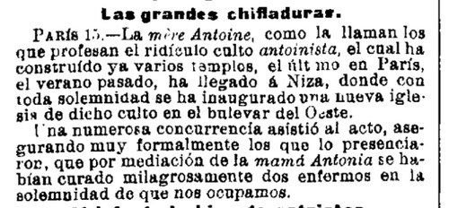 Las grandes chifladuras (La Época (Madrid), 16-12-1913)