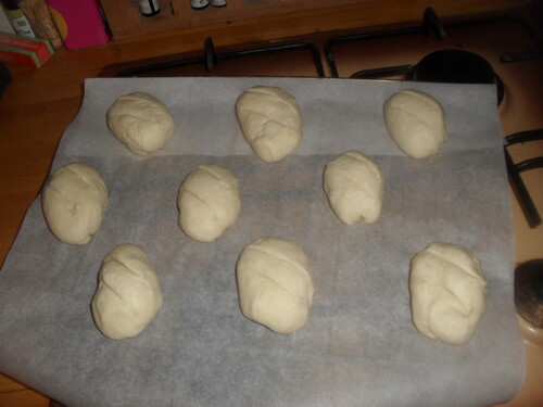 Des petits pain au lait pour le petit déjeune