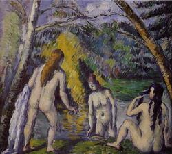 Les trois baigneuses 1879-82 Coll Matisse Petit Palais Paris