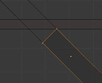 Aligner les vertices sous la table