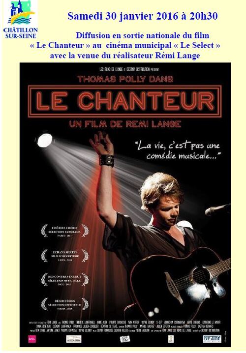 Projection du film "Le Chanteur" au cinéma Le Select...