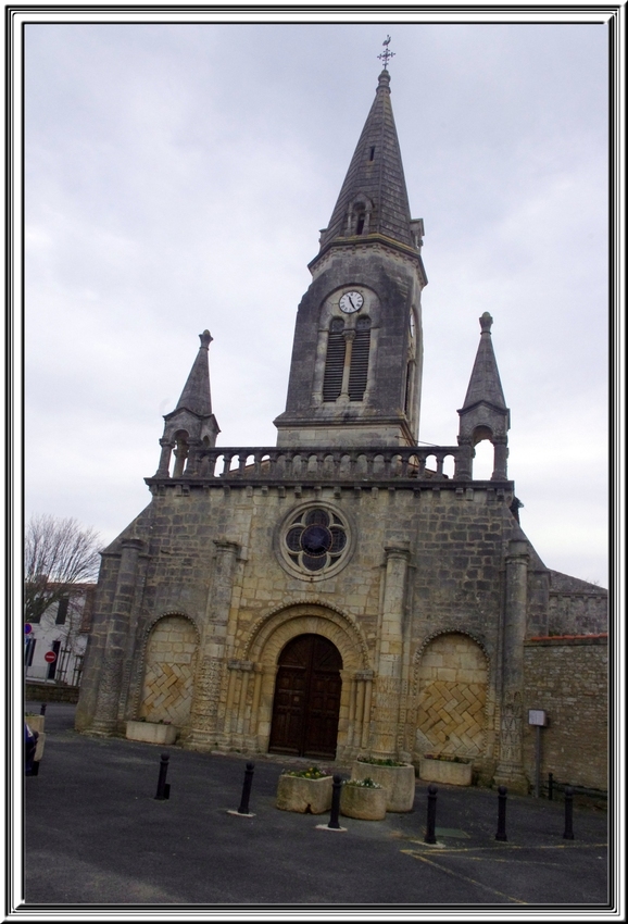St Denis d'Oléron le Port et l'Eglise  (février 2014)