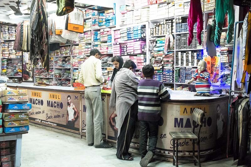 Inde, Agra, une belle boutique