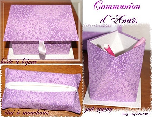 04 2010 communion anais (pot zigzag etui mouchoir boite)
