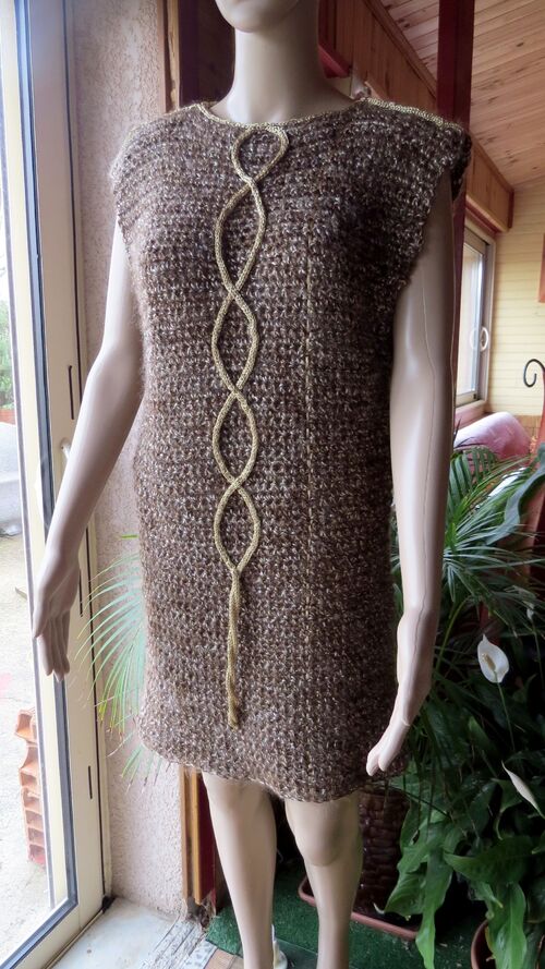 Robe-Tunique de Noël au crochet