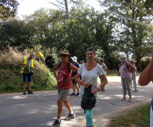 Rando à Ploemel le 04 09 2023 , nous étions 31 pour marcher 8,400km sous un ardent soleil !!!!