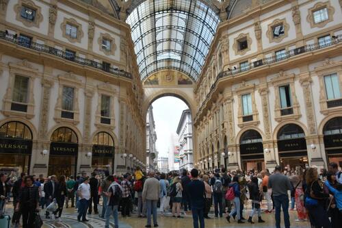 La galerie Victor Emmanuel II à Milan