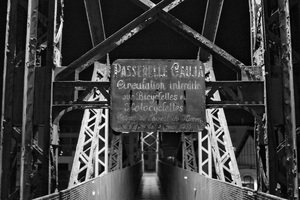 La passerelle Gauja