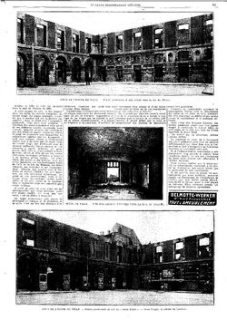 Prochaine destruction de l'Hôtel de Ville de Lille #2 (Le Grand hebdomadaire illustré, 23 octobre 1921)(bm-lille.fr)