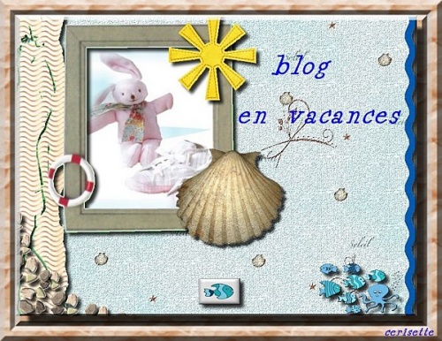 petite pause - blog en vacances 