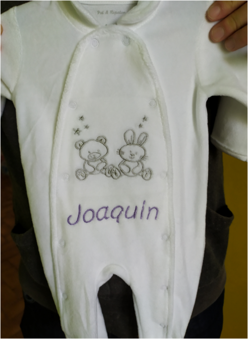 Broderie : Joaquin