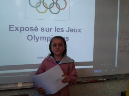 Ambroisine présente les Jeux Olympiques