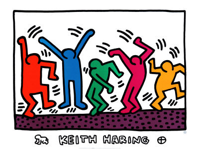 2011/2012 - KEITH HARING ...  DANS LA COUR DE RÉCRÉ.