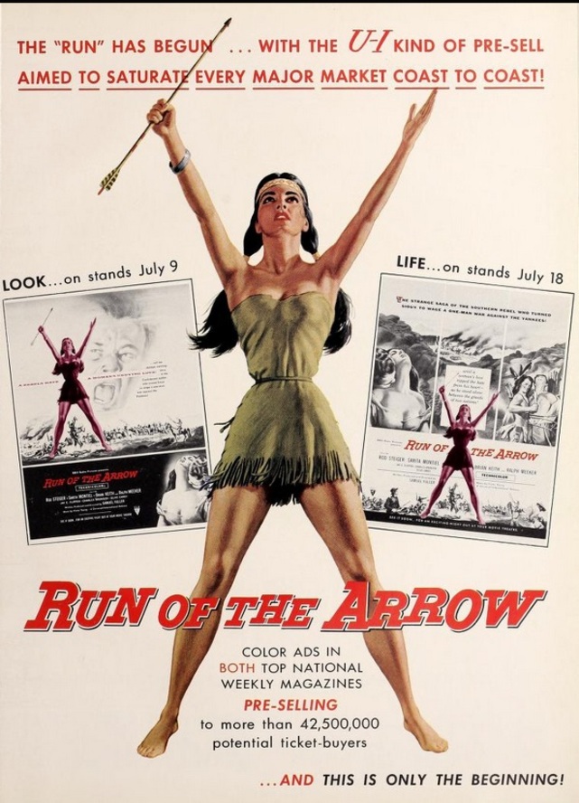 RUN OF THE ARROW BOX OFFICE USA 1957