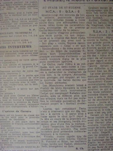 Dim 20.10.1946 St Eugène MCA-GSA 0-0