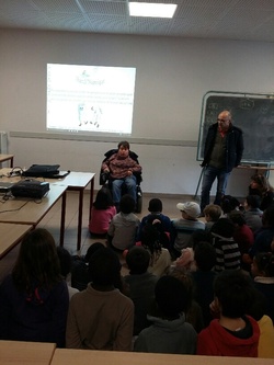 Témoignage su 8 mars 2016 à l'école Raspail d'Angers