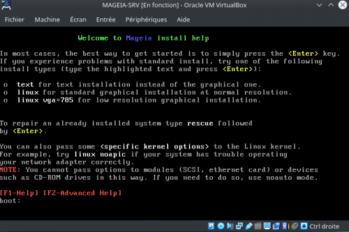 Installation d'un Serveur sous Mageia 8