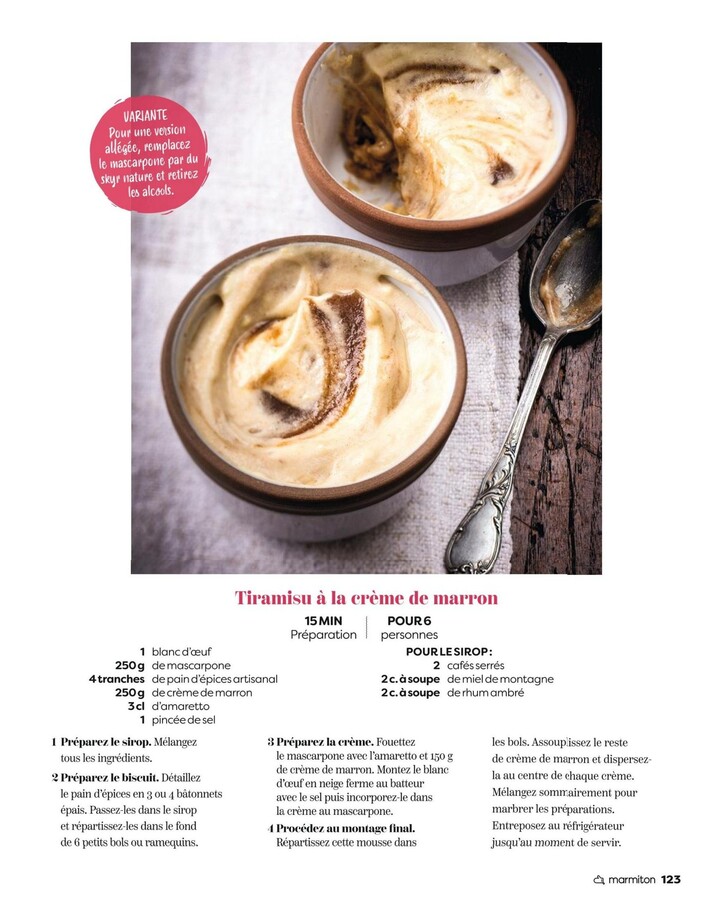 Recettes 9:  Des desserts vite prêts (et so gourmands!) 13 pages