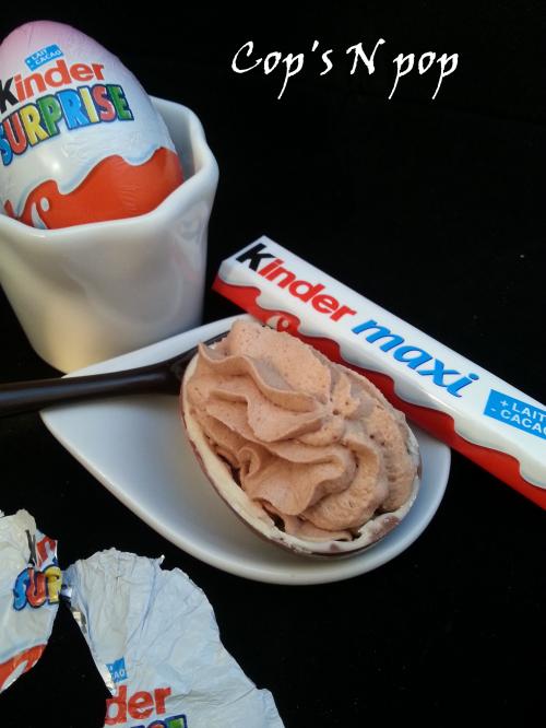 ? Mousse de kinder maxi dans leur coque de kinder surprise ?