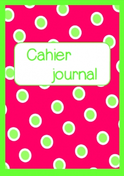 Pages de garde cahier journal