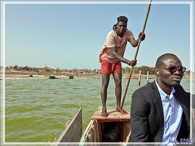 Nous allons voir les ramasseurs de sel - Lac Rose (Lac Retba) - Sénégal