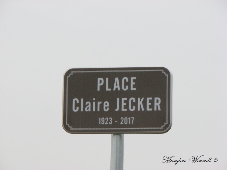 Riquewihr : Inauguration de la Place Claire Jecker